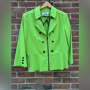 Tahari, Arthur S Levine Jacket, Lime colored